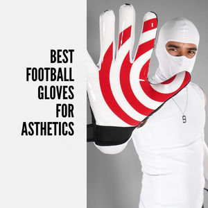 Gants de football américain de haute qualité, conçus sur mesure, légers, avec des poignées de style moderne, services OEM disponibles - Product Image 4