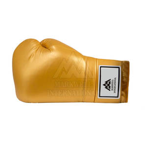 Guantes de boxeo profesionales hechos a medida Guantes de boxeo de cuero PU Guantes de boxeo de entrenamiento de lucha - Product Image 6