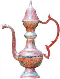 Aftaba กับทองตกแต่งทองเหลือง Aftaba เคลือบ - Product Image 5
