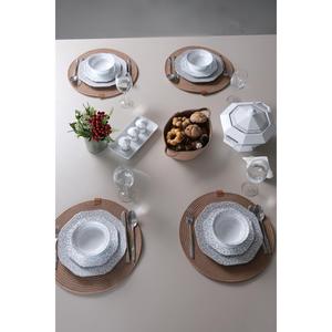 Ensemble de présentation de panier à pain Supla fait à la main, ensemble de vaisselle de table américaine pour pain, 6 pièces - Product Image 2