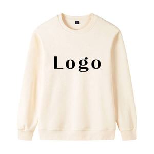 Meilleure qualité nouveau Style Streetwear couleur unie hommes pull sweat hiver chaud à manches longues hommes sweat - Product Image 2