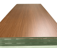 Plaques en plastique, panneaux MDF mélaminés, épaisseur 9 mm, taille 1220x2440 mm, 4x8 pieds, matériau PVC imperméable, couleurs personnalisées