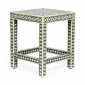 Table basse moderne en os de coquillage incrusté, artisanat unique, fabrication artisanale, durable, pour un salon élégant, vente en gros - Product Image 2