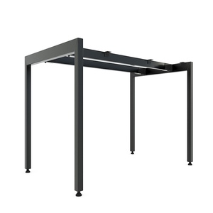 Estructura de Acero de Diseño Minimalista para Mesa de Comedor de 100x60cm, Sistema de Patas de Muebles Acrílicas Slean HCSL002 - Product Image 3