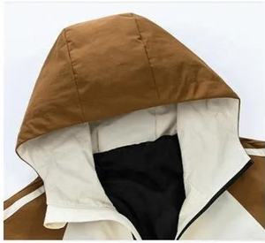 Veste coupe-vent en tissu froissé à séchage rapide personnalisée pour homme manteau anorak de rue surdimensionné pour l'été imperméable pour le golf d'événement musical - Product Image 3