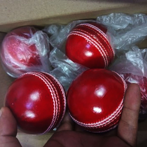 Pelota dura de grillo de cuero hecha a medida de alta calidad, Blanca, la mejor costura a mano, último diseño, suave y a un precio razonable - Product Image 6