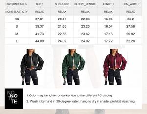 2025 nouvelle grande taille Satin femmes Bomber vestes hiver bouffant personnalisé brodé Satin vestes taille élastique femmes Satin vestes - Product Image 6