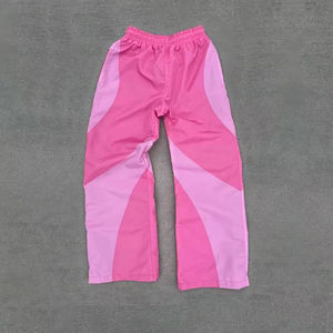 Pantalon de survêtement évasé surdimensionné personnalisé pour hommes, noir, poids lourd, éponge française 500 g/m², jambe large, pantalon évasé décontracté - Product Image 4