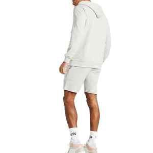 100% algodón Boxy Fit Sudadera con capucha para hombre en blanco de alta calidad peso pesado logotipo personalizado pulóver bordado sudaderas con capucha - Product Image 5