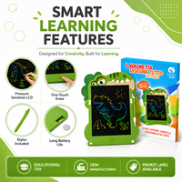 Tablette d'écriture LCD en plastique Paladin Pharma pour enfants garçons 8,5 pouces |   Tablette de dessin numérique Little Dragon pour les exercices et jeux mathématiques |