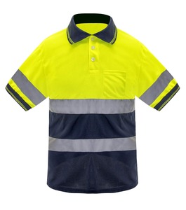 Vêtements de travail pour hommes, chemise en tricot 100% coton anti-plis avec poche - Product Image 6