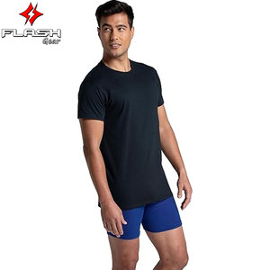 เสื้อยืดแขนสั้นของผู้ชายเสื้อยืดลำลองกีฬาแขนสั้นคอกลมระบายอากาศเน้นบุคลิกภาพ - Product Image 2