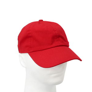 Gorra de béisbol clásica unisex de algodón suave deportivo tamaño ajustable cómodo duradero para todo el año excelente calidad Color rojo - Product Image 1