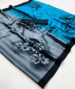 Ropa de diseñador de alta calidad para mujer, estampados paquistaníes indios modernos tradicionales, ropa de fiesta de seda crepé de satén suave - Product Image 2