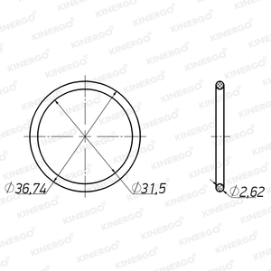โอริง ORFD10 สำหรับ ORFD10 AXOD, AXODE - Product Image 2