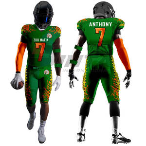 Uniforme de fútbol americano personalizable para jóvenes, uniforme de fútbol americano transpirable de secado rápido - Product Image 2