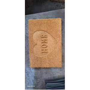Tapis de porte épais en microfibre marron pour extérieur, style puzzle, tuftés, antidérapants, en caoutchouc, vierges, en gros, pour entrepôts aux États-Unis et au Canada - Product Image 1