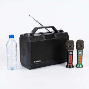 LN5216Mic Barre de son sans fil à énergie solaire avec antenne télescopique, radio, audio de voyage extérieur, vente en gros - Product Image 4