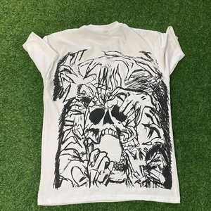 เสื้อยืดคอกลมผ้าฝ้ายสำหรับผู้ชายทรงพอดีตัวปกติพิมพ์ลายด้านหน้าสำหรับสวมใส่ในชีวิตประจำวันแบบ100% หรูหรา - Product Image 6