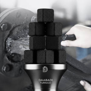 Charbon de coco naturel et écologique de qualité supérieure pour chicha - Sans fumée, cendres blanches, chaleur constante et élevée - Product Image 1