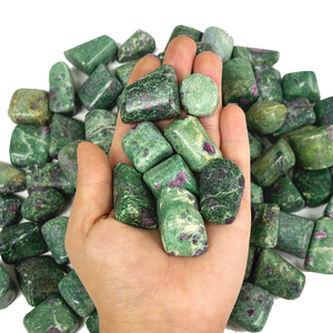 Pierre dégringolée rubis zoisite cristal naturel dégringolé guérison en vrac galet Agate pierre précieuse Reiki Chakra cristal en gros en vrac - Product Image 3