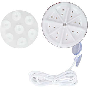 Portable Ultrasonic Travel <b>Washing</b> <b>Machine</b> Mini <b>Top</b>-<b>Loading</b> Semi-Automatic Foldable Stainless Steel Housing Battery Power Source - Product Image 6