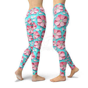 Leggings de Secado Rápido, Cintura Alta Elástica, Antibacterianos, Impresión 3D, con Colores y Logotipo Personalizados, Servicio OEM, Tallas Grandes - Product Image 2