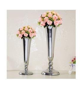 แจกันดอกไม้โลหะสำหรับตกแต่งบนโต๊ะดีไซน์ล่าสุด,แจกันดอกไม้ทำด้วยมือทำจากโลหะทองเหลืองดีไซน์แบบขายส่ง - Product Image 1