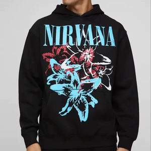 Sweat-shirt pour homme surdimensionné imprimé numérique, brodé, motifs personnalisés, hiver 2025, fermeture à capuche, respirant, lourd - Product Image 1