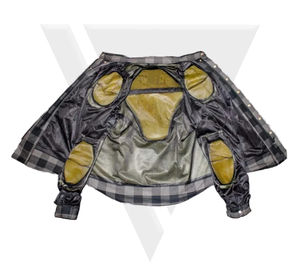 Chemise en flanelle de coton doux avec chemise de protection pour les travaux lourds et chemise en flanelle pour un usage décontracté pour les hommes, pour la conduite à moto - Product Image 4