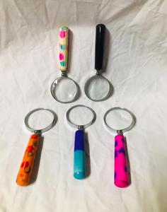 Handheld <strong>Magnifying</strong> Glass with Decorative Resin Handle Vintage Style Optical <strong>Lens</strong> for Reading, Collecting, and Inspection <strong>Use</strong> - Product Image 3