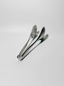 Pinzas para hielo de acero inoxidable pulido con espejo, perfectas para mejorar la presentación de su colección de accesorios de bar - Product Image 2