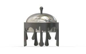 Casserole en acier inoxydable finition argent doré Pot écologique à induction au gaz Prêt pour la maison Hôtel Buffet Party Moyen-Orient - Product Image 2