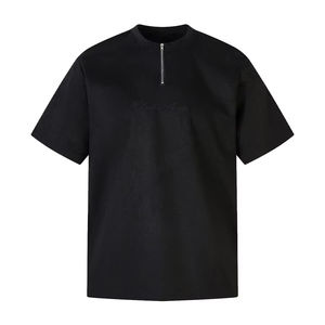 T-shirt graphique vintage de haute qualité pour hommes en coton surdimensionné de couleur unie personnalisé avec style unique du créateur à manches longues - Product Image 4