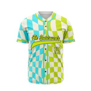 ชุดยูนิฟอร์มเบสบอลแบบสั่งทำสำหรับผู้ใหญ่และเยาวชน แบบติดกระดุม ทนทาน ดีไซน์ใหม่ พร้อมจำหน่าย - Product Image 1