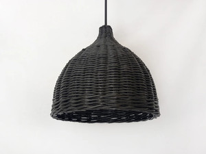 Lámpara de mesa de comedor de ratán negro completo ecológica hecha a mano, Diseño Artesanal de mediados de siglo para casa de campo, dormitorio, Vietnam directo - Product Image 4