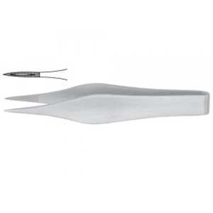 Stieglitz คีมสเตนเลสแบบแมนนวลตรงขนาด14ซม. เครื่องมือคุณภาพสูงแบบโค้ง45องศาสำหรับกำจัดเสี้ยนและขน - Product Image 5