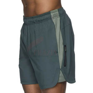 Shorts de course à double couche personnalisés pour hommes Shorts de sport pour hommes Shorts d'entraînement à double couche pour hommes - Product Image 4
