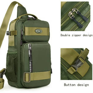 Bolsos Cruzados Modernos para Hombre y Mujer, con Logotipo Personalizado, Material PU, Patrones Geométricos y de Dibujos Animados, con Botón, para Viaje - Product Image 3