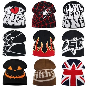 Gorro deportivo de invierno para mujer y hombre, gorro de punto informal, gorros K-pop Hip Hop, gorros con letras, párrafo Y2k, gorros cálidos para esquí frío - Product Image 6