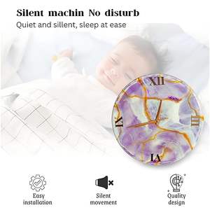 Horloge de maison de luxe, faite à la main en résine, thème océan, moderne, étanche, surdimensionnée, veilleuse, décoration de mariage, décoration de salle à manger - Product Image 6