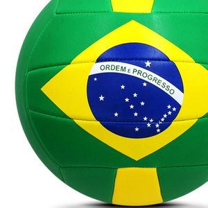 Bandiera brasiliana palla da pallavolo in PVC per regali Souvenir promozionali stampa nazionale personalizzata formato leggero 5 Souvenir pallavolo - Product Image 6
