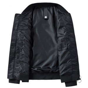 Nouvel arrivage de blouson d'aviateur de grande taille à la mode décontractée à vendre blouson d'aviateur d'hiver durable pour hommes à prix de gros - Product Image 3