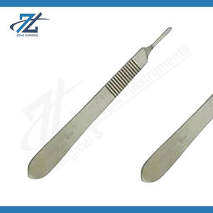 Manche de scalpel manuel de haute qualité 127 mm n° 4 en acier inoxydable chirurgical réutilisable certifié CE pour instruments de chirurgie générale - Product Image 2