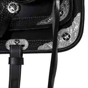 Silla de Montar Inglesa Occidental de Cuero de Alta Calidad, Hecha a Mano, de Diseño, Cómoda, para Carreras, al Por Mayor - Product Image 3