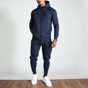 2025 Wholesale High Quality Blank Gym Wear Clothing Set <b>Tracksuit</b> With Custom Logo Men's Winter Design - Product Image 4