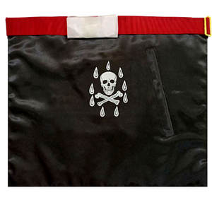 Delantal ceremonial masónico bordado y cosido de cuero ligero 2025, uniforme de Navidad para Masonic Regalia - Product Image 4