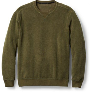 Mosaic impex เสื้อสเวตเชิ้ตคอตตอนแขนยาวผ้าฟลีซของผู้ชายเสื้อสเวตเชิ้ตคอลูกเรือแบบ100% ลายนูน - Product Image 4