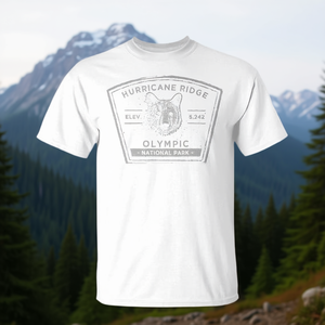 Hurricane Ridge Olympic National Park T-Shirt Washington Premium Unisexe Taille adulte - Product Image 3