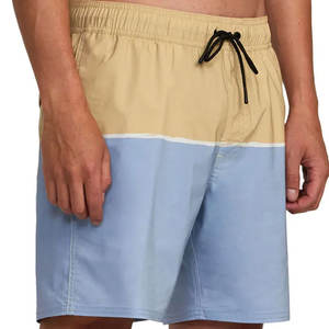 Shorts de Baño Personalizados para Hombre, Color Beige y Azul, Secado Rápido, Anti-UV, Ecológicos e Impermeables - Product Image 4